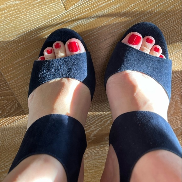 Marni dark blue suede platforms. EUC made in Italy - Picture 11 of 14